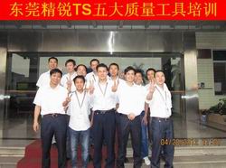 賀品冠顧問為東莞精銳電器培訓TS五大工具應用人才